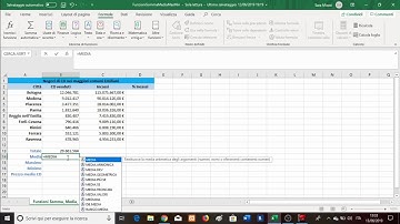 Come usare Funzione Somma, Media, Massimo, Minimo su Excel