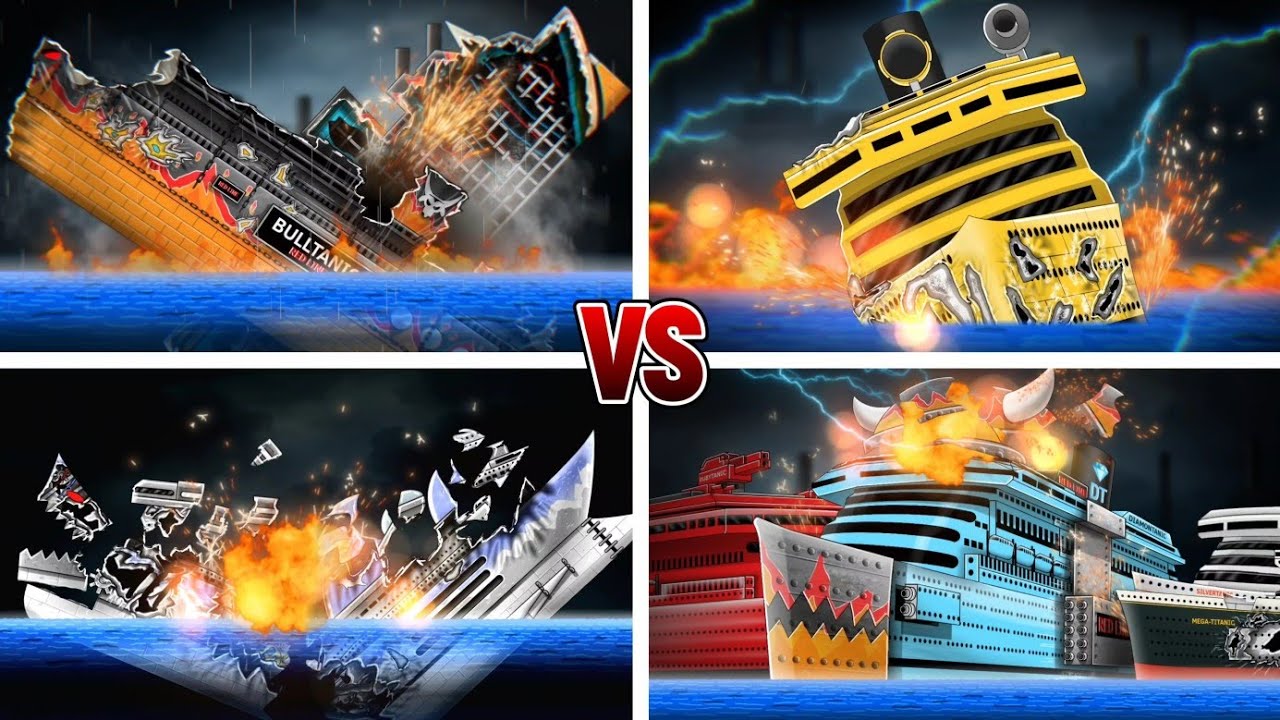 FULL Final Battle / Goldentanic vs Sharktanic and Bulltanic 🚢⚓️⭐️