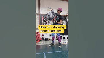 "How do I store my meteorhammer?" #benseiarmy #martialarts #meteorhammer