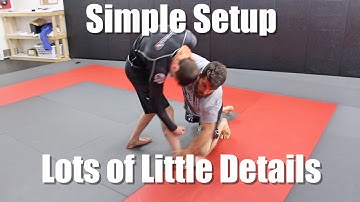 Ankle Pick Takedown for No Gi BJJ