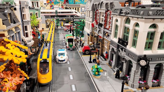 Lego city train Thalys TGV & Fanabriques 2015 Layout. LEGO 