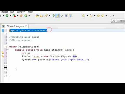Video: Paano ka magsulat ng scanner sa Java?