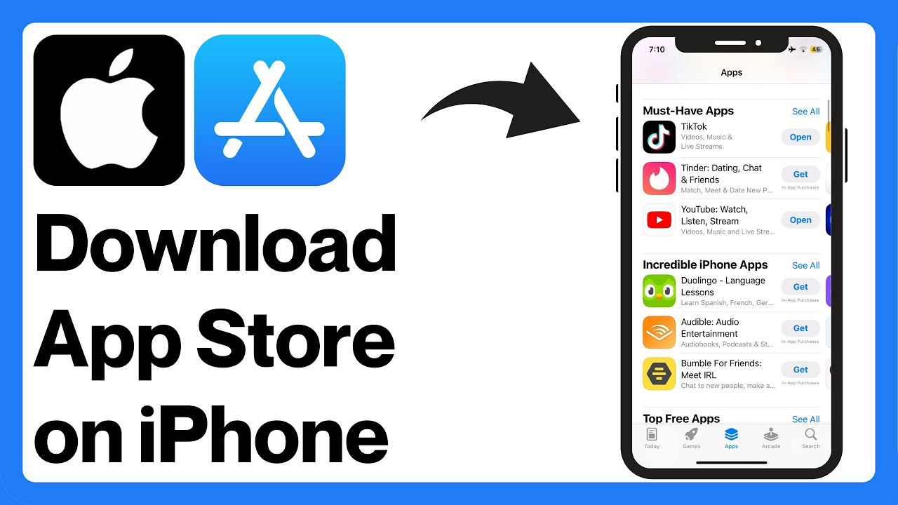 How To Download App Store On IPhone YouTube How To Download App Store On IPhone YouTube