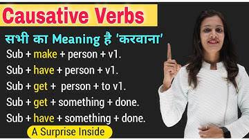 Causative Verbs Get Make Let Has Have in English | Causative Verbs | English Speaking Practice
