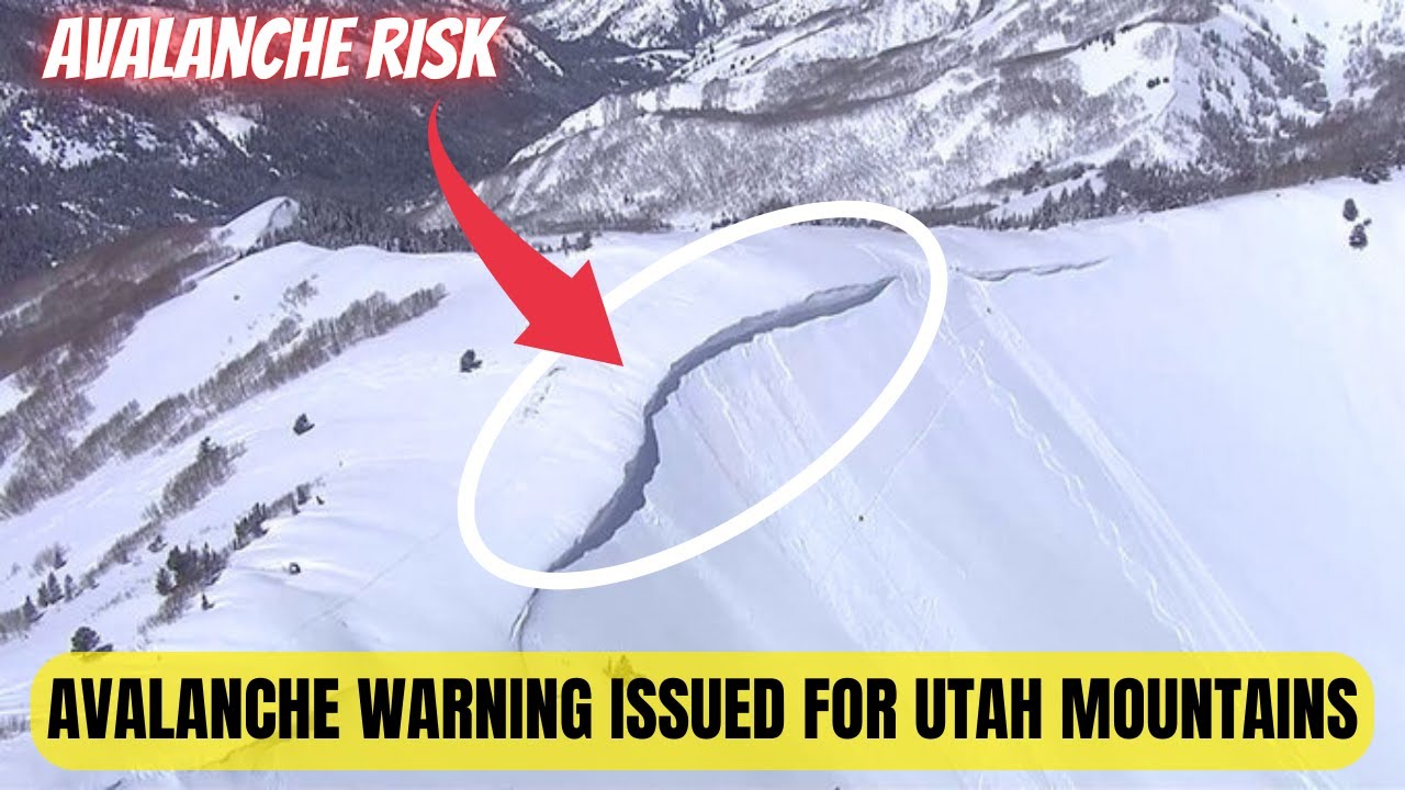 Avalanche warning issued for northern Utah mountains! - YouTube