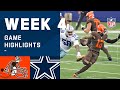 Browns vs. Cowboys Week 4 Highlights | NFL 2020