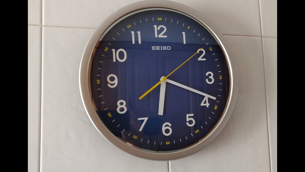 Seiko reloj de pared - YouTube