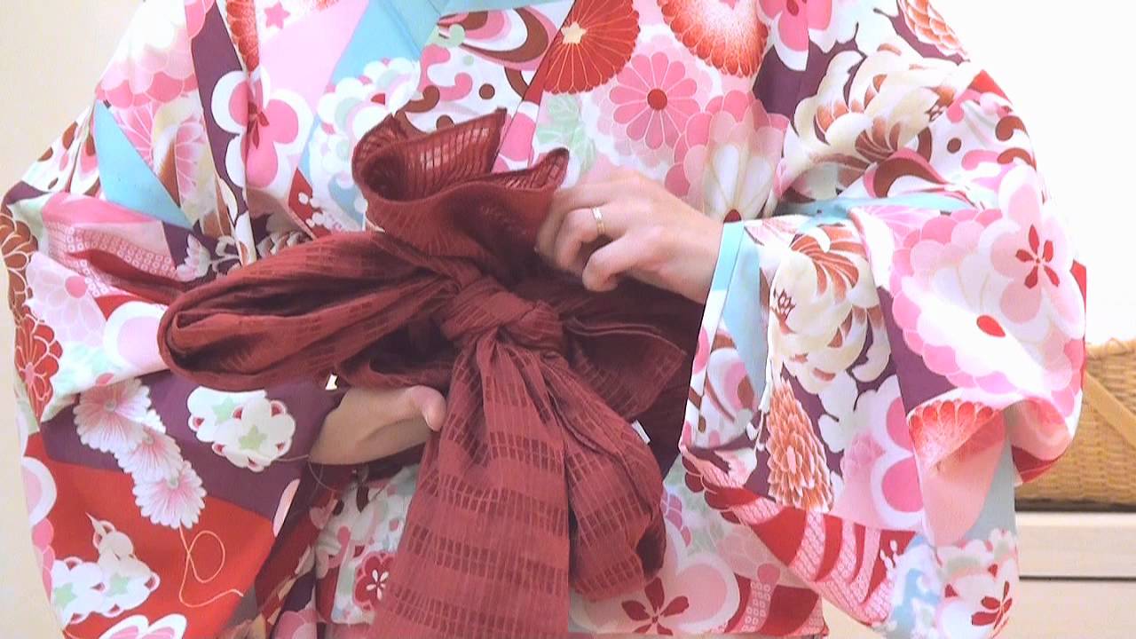 阪急百貨店 ゆかたの帯の結び方 帯りぼんで可愛く Youtube