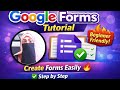 Google Form Making Step by Step 🔥 | Beginner Friendly