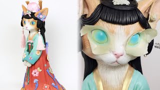 &#39;The Lost Princess&#39; Hanfu Cat Sculpture Making Process | for my upcoming solo show in July
