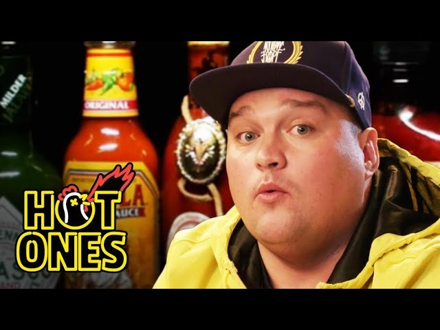 Charlie Sloth Makes His Mum Proud Eating Spicy Wings | Hot Ones | First We Feast