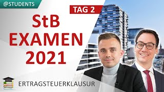 Estg Gewstg Kstg Istr Original-Steuerberaterexamen 2021 Tag 2