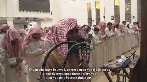 تلاوات خاشعة (شَهْرُ رَمَضَانَ الَّذِي أُنزِلَ فِيهِ الْقُرْآنُ)