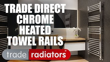 Trade Direct Chrome Heated Towel Rails | Trade Radiators