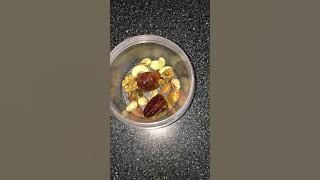 Nuts Healthy Breakfast #nuts #breakfast #pista #walnut #dates #badam #healthyfood #foodie #dryfruits