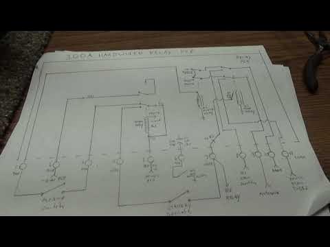 Palomar 300A hardwired relay PCB pinout and wiring only - YouTube