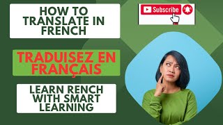 French Translation ENGLISH to FRENCH Learn with Smart Learning #french #frenchforbeginners