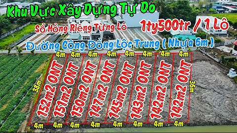 Đất Thổ Cư Hàng F0 Đang Có 12 Nền Sổ Hồng Riêng Từng Lô Xây Dựng Tự Do
