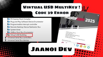 Cài Đặt Mastercam 2025 | Fix Virtual USB Multikey | Fix lỗi Mastercam