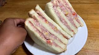 Classic Jamaican Cornbeef Sandwich | Bully Beef Sandwich | Late Night Sandwich | Cornbeef Sandwich