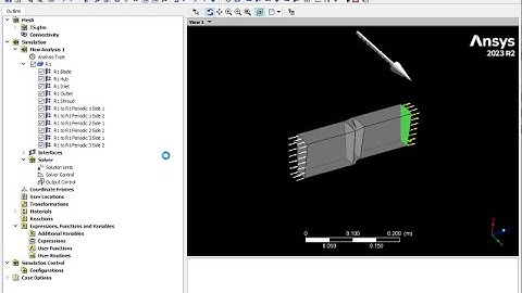 Design of an axial fan using Ansys TurboSystem - CFD setup