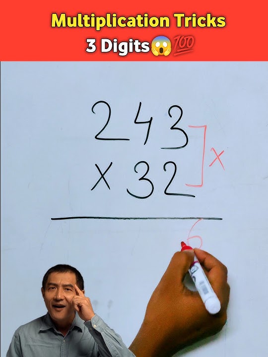 Multiplication Tricks 3 Digit With 2 Digit Numbers 💯😱🔥#shorts