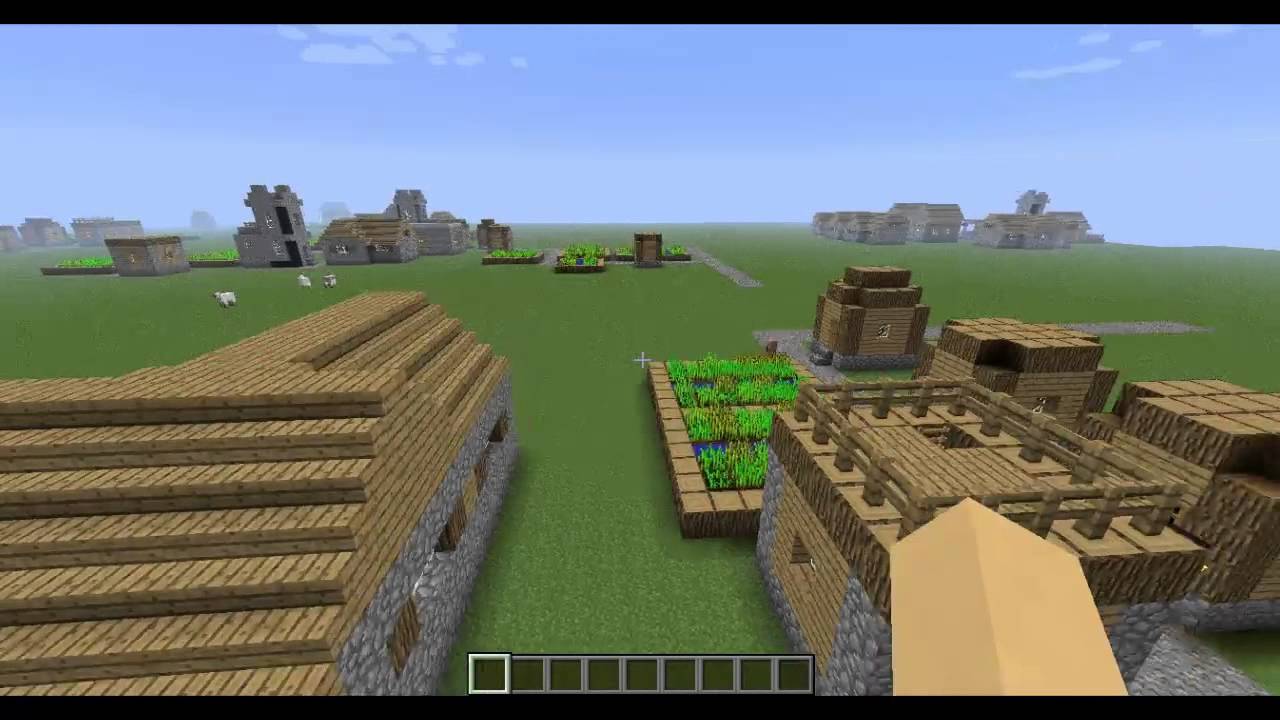 Minecraft Mod Spotlight - Insane Villages! (Increased Village Spawn