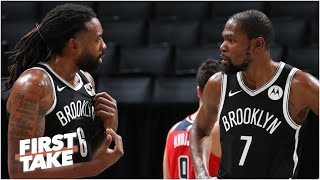 Kevin Durant or DeAndre Jordan: Who is the key player for the Nets? | First Take