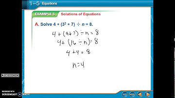 1.5 - Equations