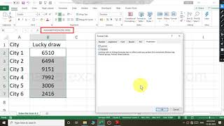 How to hide formula in excel