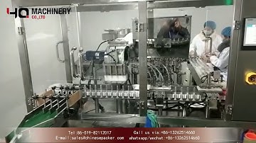 Syringe Filling line for gel paste|auto syringe packing machine   Máquina de llenado de jeringas