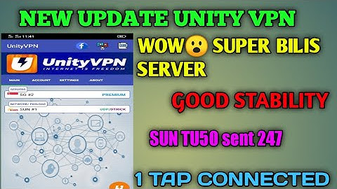 NEW UPDATE UNITY VPN BAGO SERVER NILABAS SUPER LAKAS OCTOBER 9 2020