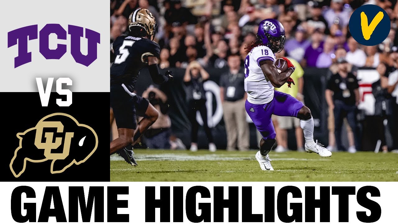 TCU vs Colorado 2022 College Football Highlights YouTube