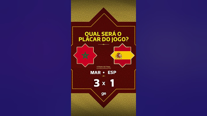 MARROCOS X ESPANHA: QUAL SERÁ O PLACAR? | COPA DO MUNDO 2022 | #shorts | ge.globo
