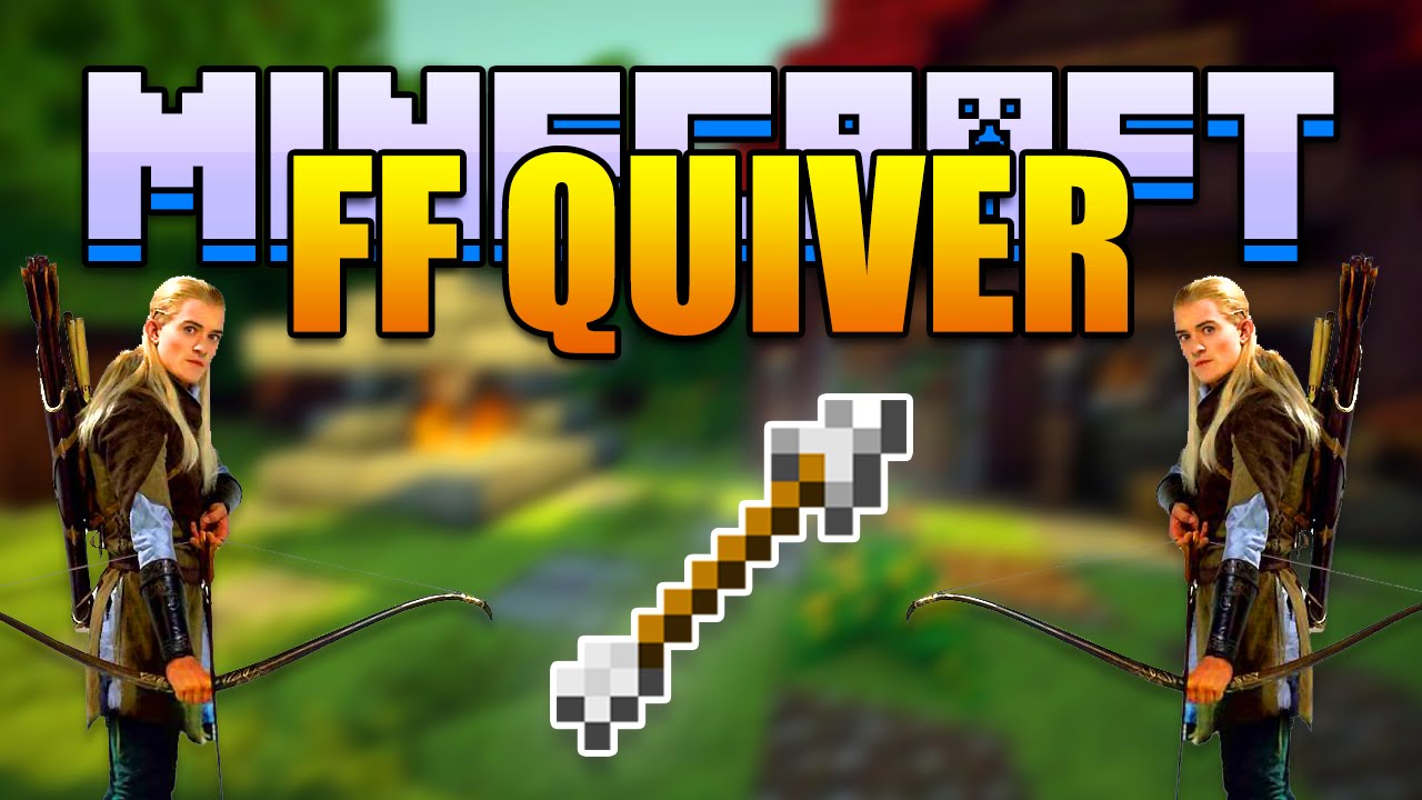 Minecraft FF QUIVER Mod Store your Arrows in Quivers! (Minecraft v1.8