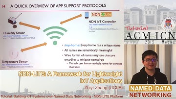 NDN-LITE: A Framework for Lightweight IoT Apps - Zhiyi Zhang / NDN-LITE Tutorial @ ACM ICN 2019