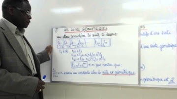 SUITES GÉOMÉTRIQUES