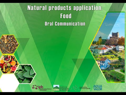 Selected Oral Communications Natural Product Applications Conference Food Area