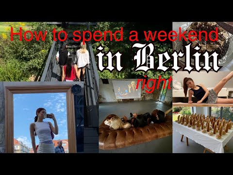 What I eat in a weekend in Berlin | trying TikTok viral food trend hwachae, weekend getaway picnic