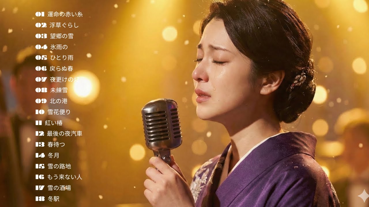 【懐かしのJ POP】50s・60s・70s 冬の夜に寄り添う名曲メドレー 2026