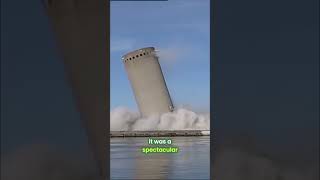 Silo Demolition FAIL: Library Obliterated in Denmark! #shorts