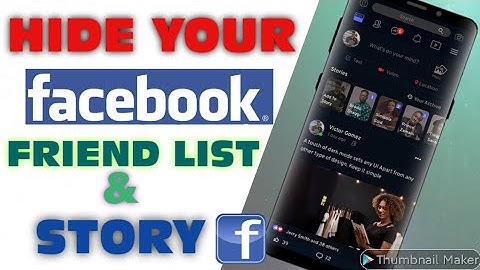 How to Hide Facebook Friend List , Story,Highlight/Easy And FastOn Mobile (Android or iPhone) bangla