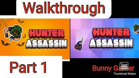 HUNTER ASSASSIN WALKTHROUGH GAMEPLAY PART_1 LEVEL (1-14) (ANDROID)