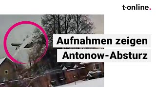 Russland Neue Videos Zeigen Absturz Des Militär-Flugzeugs Antonow An-22