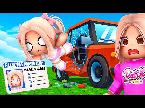 LITTLE AMI FAILED HER DRIVING TEST IN ROBLOX!
