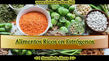 ¿Qué alimentos aumentan el estrógeno?