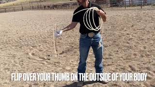 Roping Lesson 0.5 Parts of a Rope, Build a Loop, Feed and Swing screenshot 5