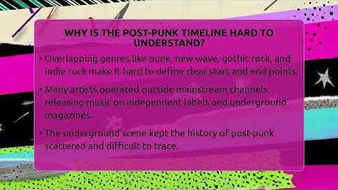 Why Is The Post-punk Timeline Hard To Understand? - Alt Scene Guru