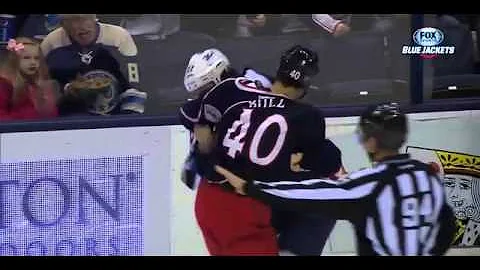 Jared Boll charge on Paul Postma, fights Thorburn 11/25/14