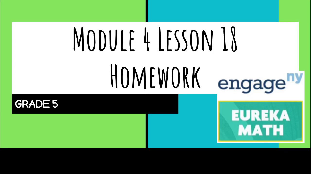 grade 5 module 4 lesson 18 homework answer key